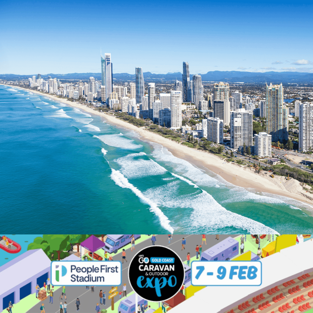 Gold Coast beach with Expo dates